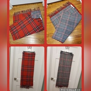 NWT Apt. 9 Reversible Large Wrap/Scarf TARTEN Plaid, Colorful, Warm